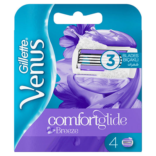 Gillette Venus ComfortGlide Breeze Yedek Kadın Tıraş Bıçağı 4'lü Paket