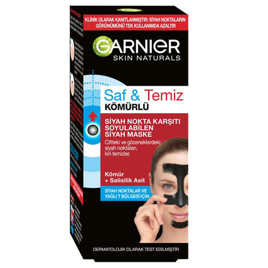 Garnier Kömürlü Siyah Nokta Karşıtı Soyulabilen Maske 50 ml