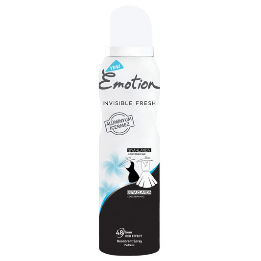Emotion Black&White Invisible Fresh Deodorant 150 ml