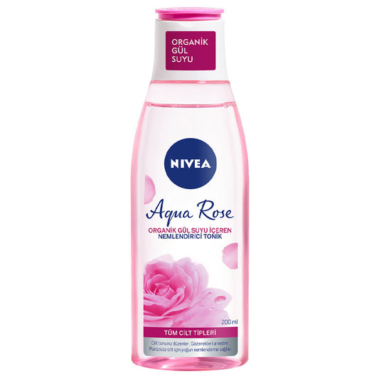 Nivea Aqua Rose Organik Gül Suyu İçeren Nemlendirici Tonik 200 ml