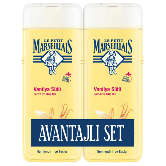 Le Petit Marseillais Vanilya Sütü Duş Jeli 400 ml 2'li