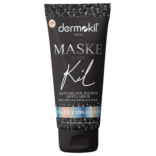 Dermokil Special Siyah Kil Havyarlı Soyulabilir Yüz Maskesi 75 ml