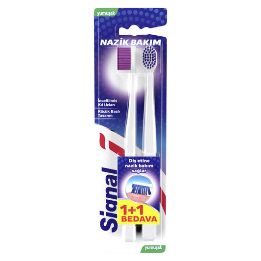 Signal Diş Fırçası Ergonomik ve Etkin Temizlik Yumuşak 1+1