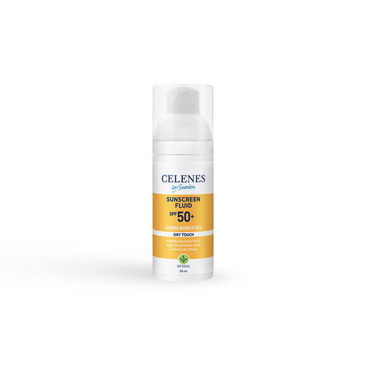 Celenes Herbal Dry Touch Yüksek Korumalı Güneş Koruyucu Fluid 50+ SPF 50 ml