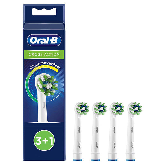Oral-B Cross Action Clean Maximizer Yedek Başlık 3+1