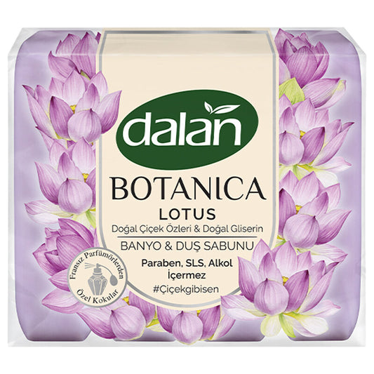 Dalan Botanica Lotus Banyo & Duş Sabunu 150 gr x 4