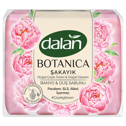 Dalan Botanica Şakayık Banyo & Duş Sabunu 150 gr x 4