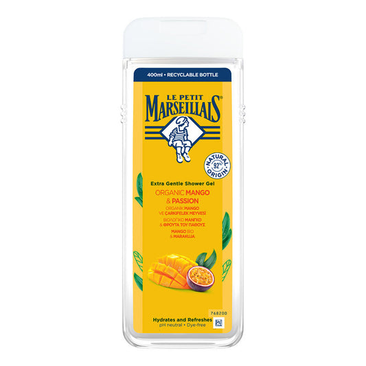 Le Petit Marseillais Organik Mango ve Çarkıfelek Meyvesi Duş Jeli 400 ml