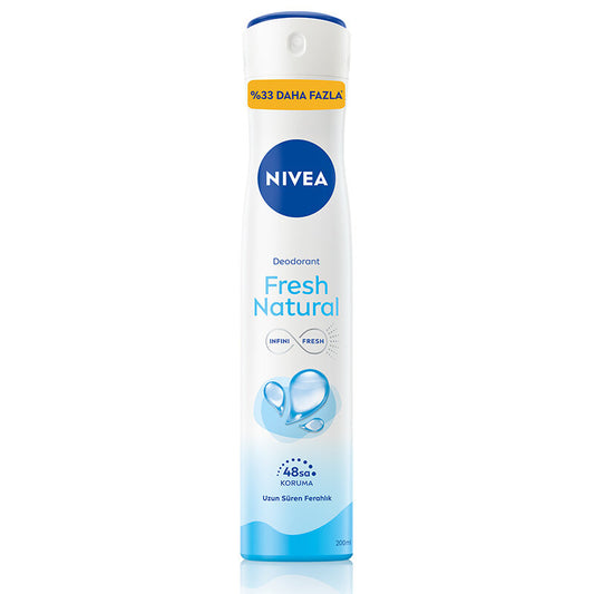 Nivea Fresh Natural Kadın Sprey Deodorant 200 ml